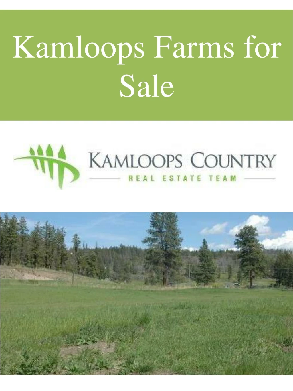 kamloops farms for sale