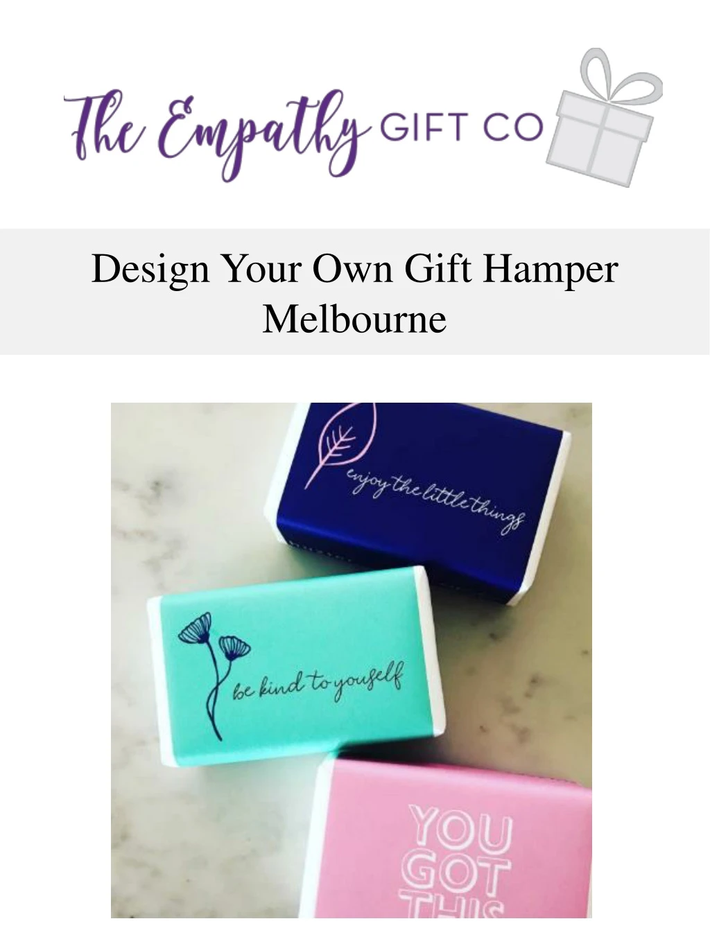 design your own gift hamper melbourne