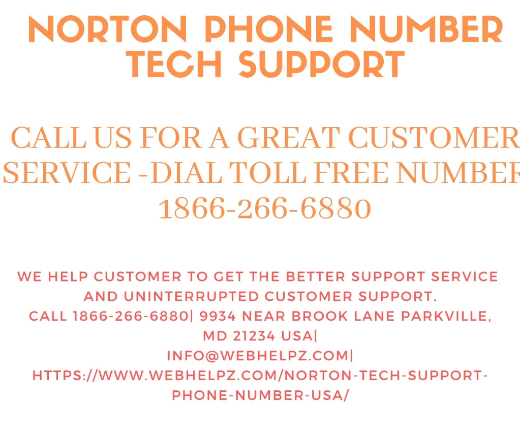 norton phone number tech support call
