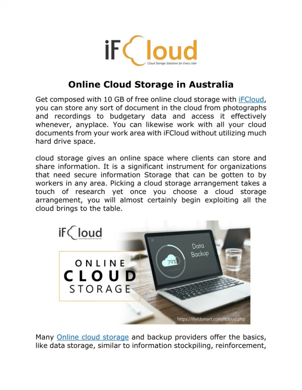 Online Cloud Storage in Australia