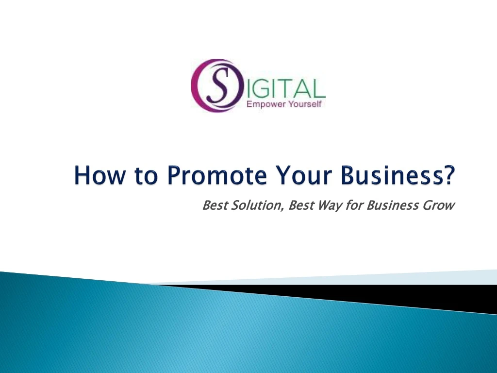 how to promote your b usiness