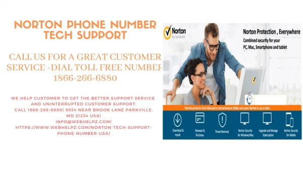 Norton Phone Number Tech Support 1(866)-266-6880