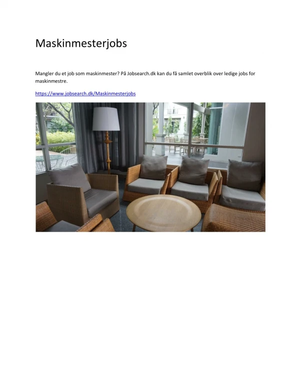 maskinmesterjobs