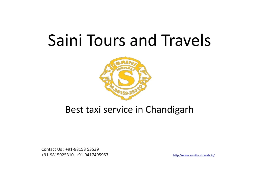 saini tours and travels