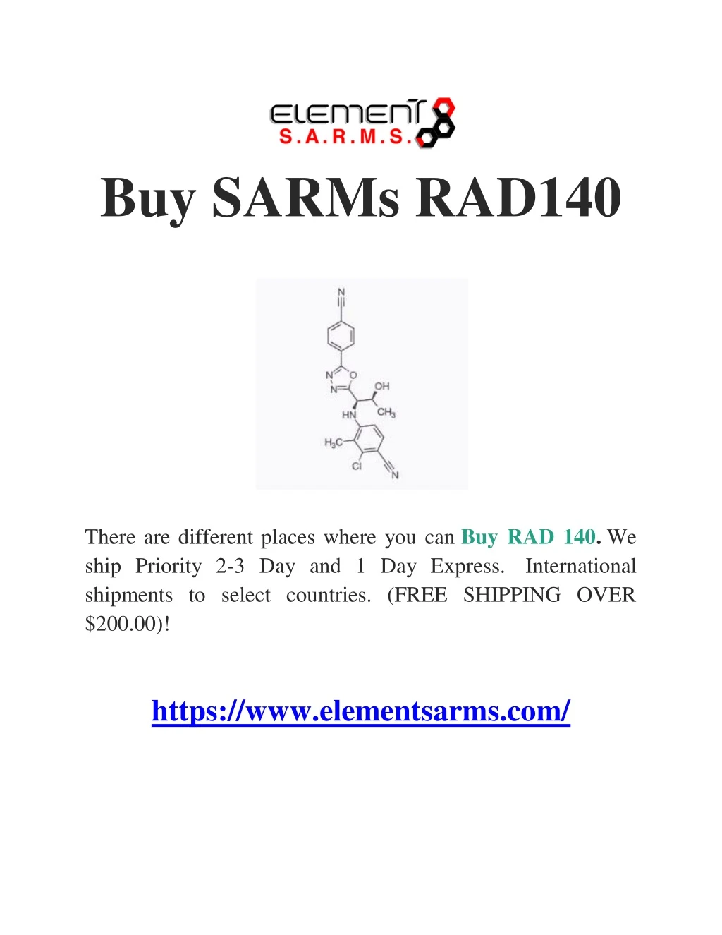 buy sarms rad140