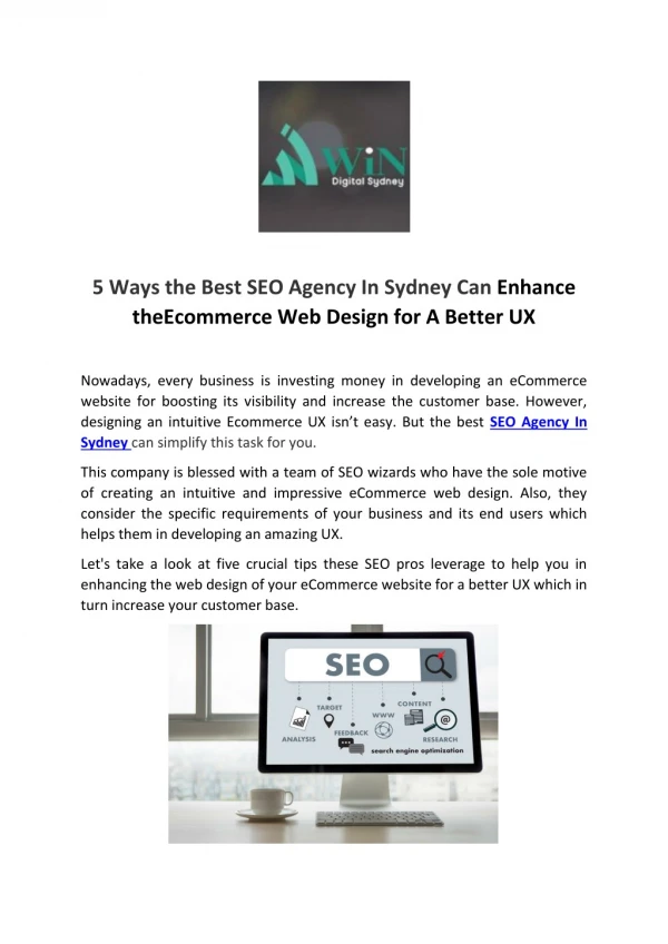 5 ways the best seo agency in sydney can enhance