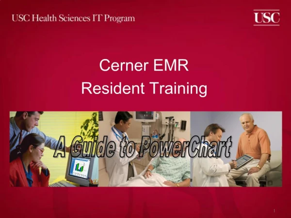 Cerner EMR Resident Training