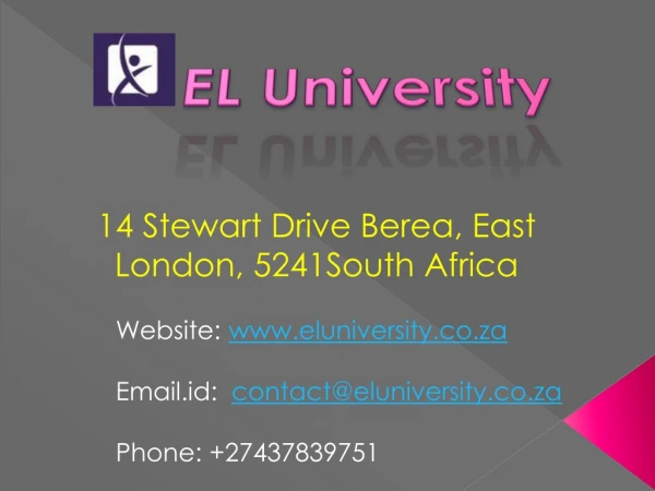 University of South Africa Courses