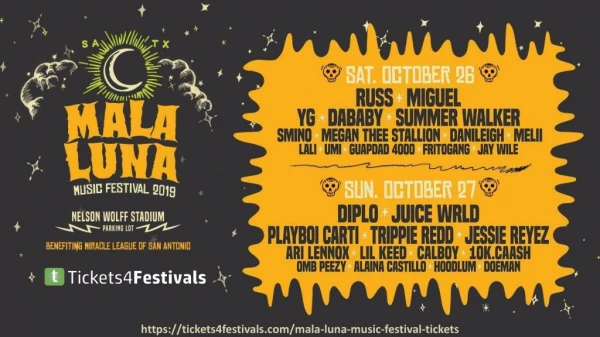 Mala Luna Music Festival 2019 Lineup & Tickets