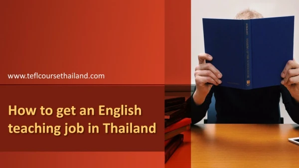 How to get an English teaching job in Thailand