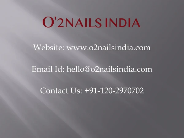 Nail Art Printer in India - O'2 Nails India