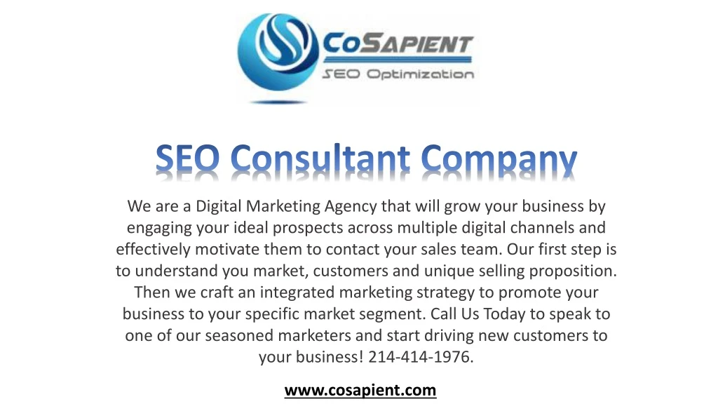 seo consultant company