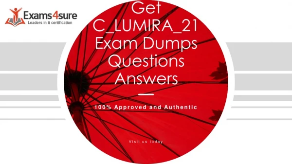 C_LUMIRA_21 Questions Answers