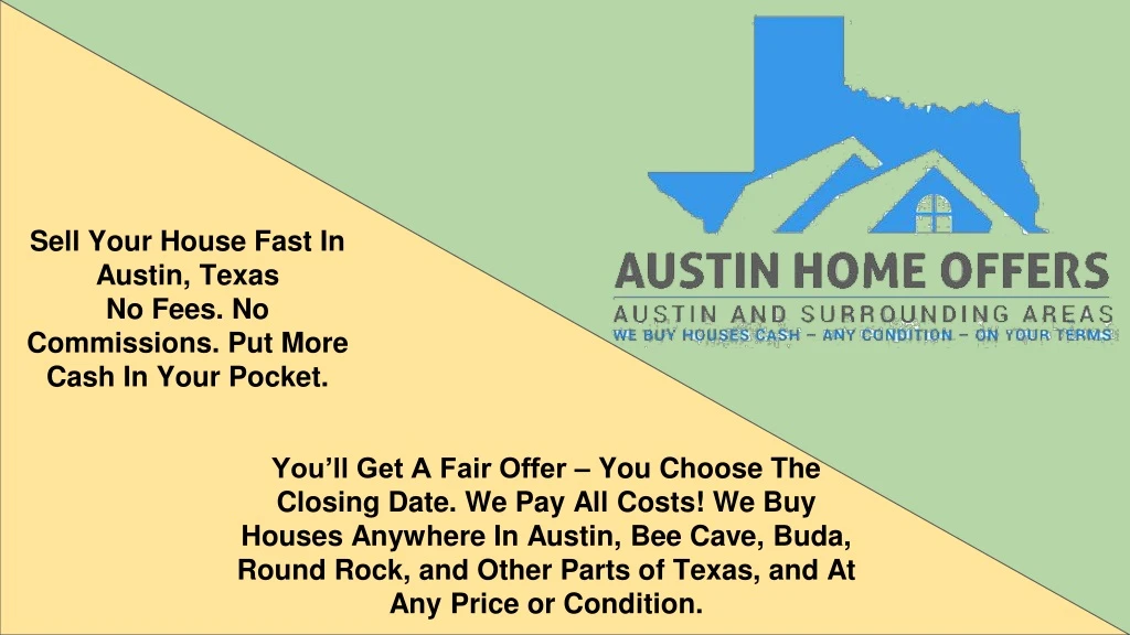 sell your house fast in austin texas no fees no commissions put more cash in your pocket