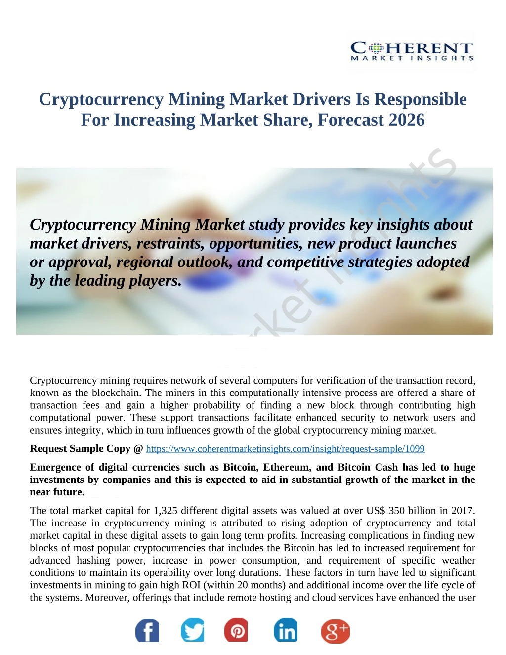 cryptocurrency mining market drivers