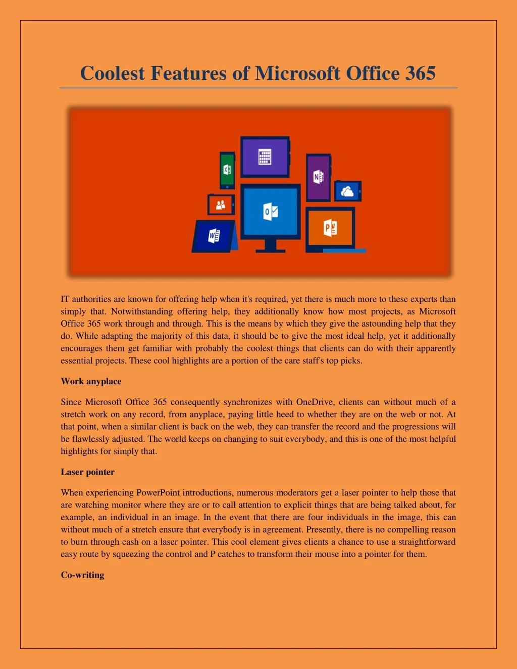 coolest features of microsoft office 365