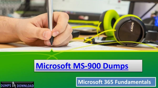 Useful MS-900 practice test | MS-900 dumps help you pass The certification