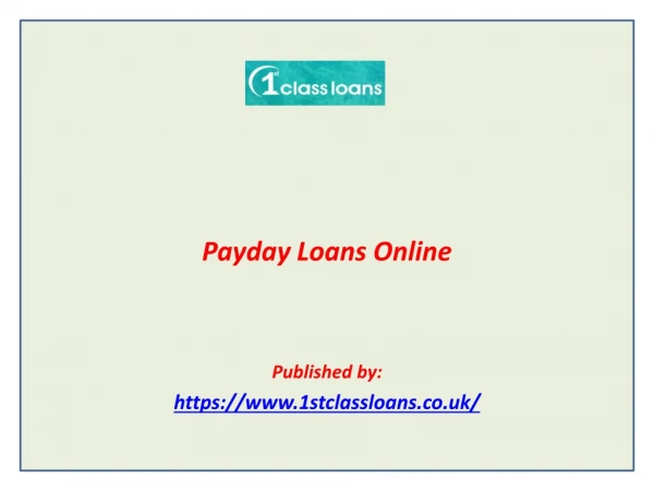 Payday Loans Online