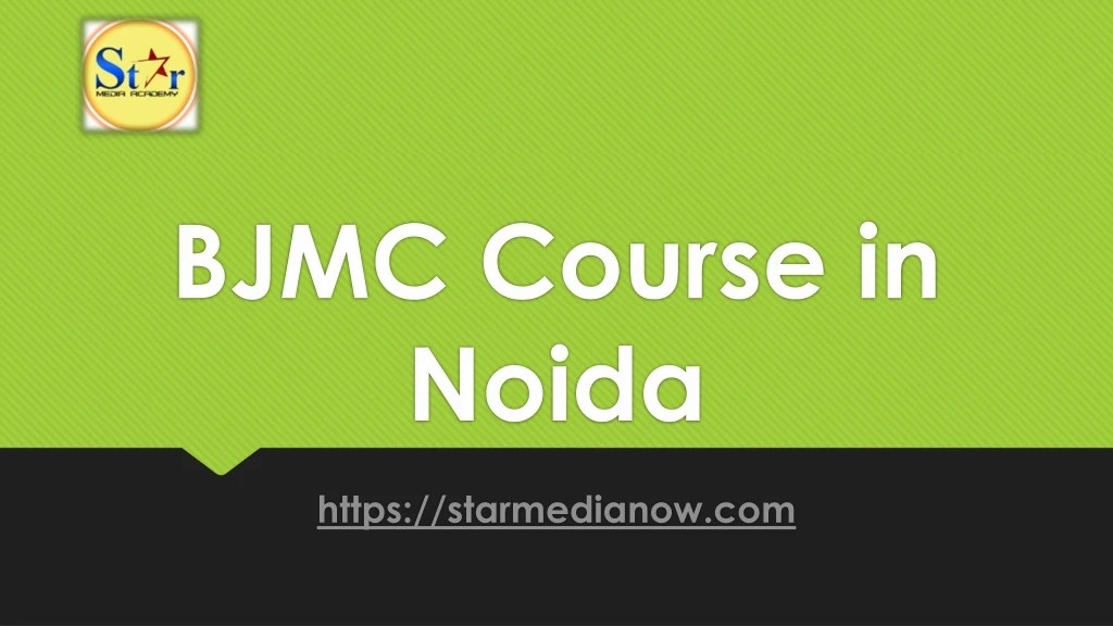 bjmc course in noida