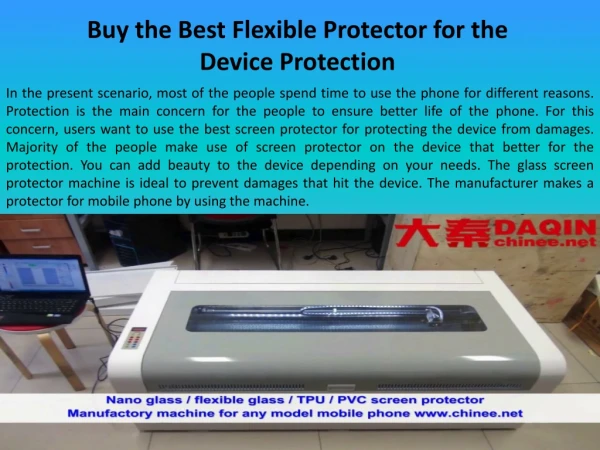 Buy the Best Flexible Protector for the Device Protection