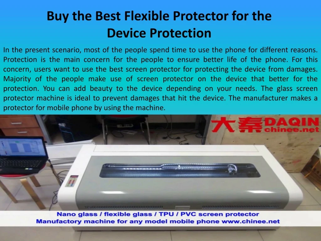 buy the best flexible protector for the device
