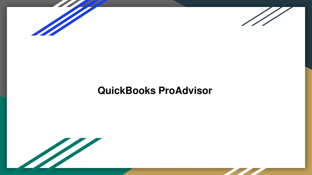 quickbooks proadvisor