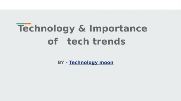 tech trends