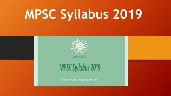 MPSC Syllabus 2019 | Livestock Development Officer, AFO Exam Pattern
