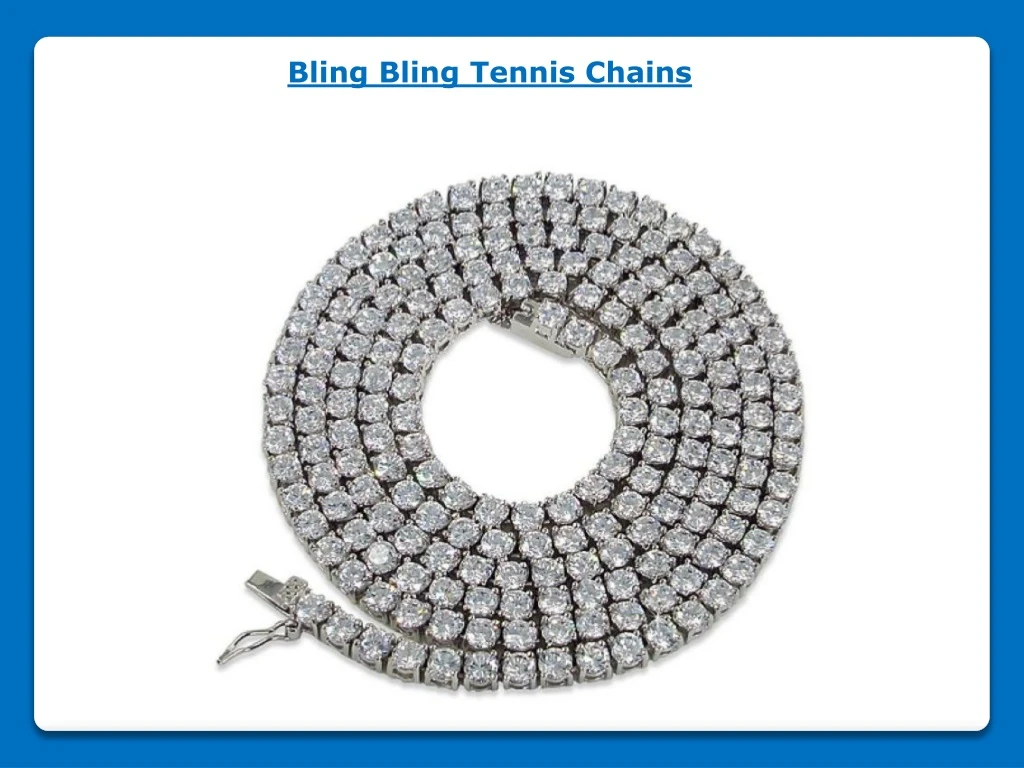 bling bling tennis chains