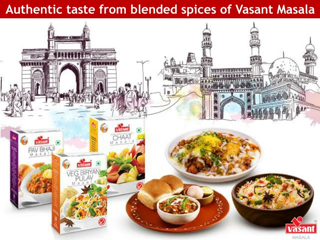 authentic taste from blended spices of vasant