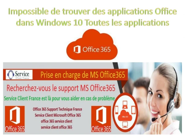 Impossible de trouver des applications Office dans Windows 10 Toutes les applications
