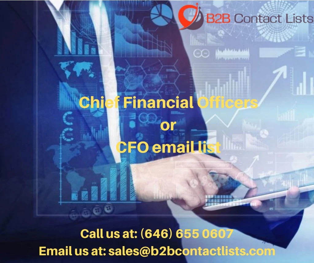 chief financial officers or cfo email list