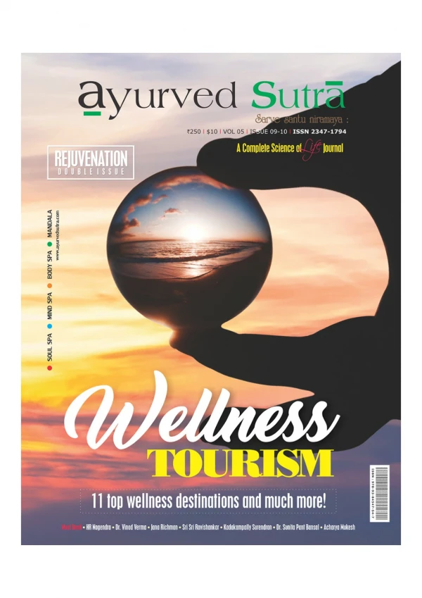 Ayurveda Magazine: Health & Wellness Tourism