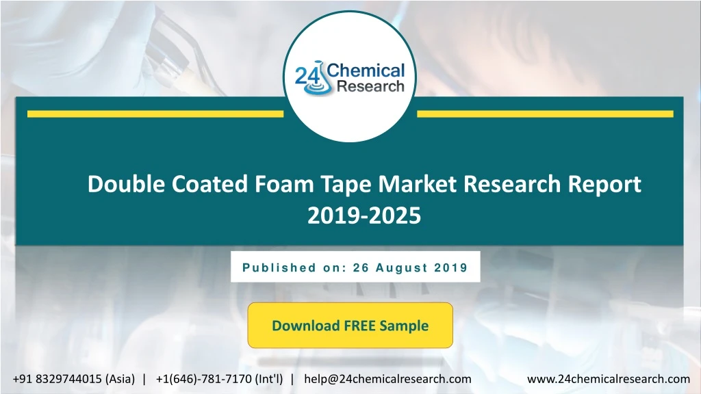 double coated foam tape market research report