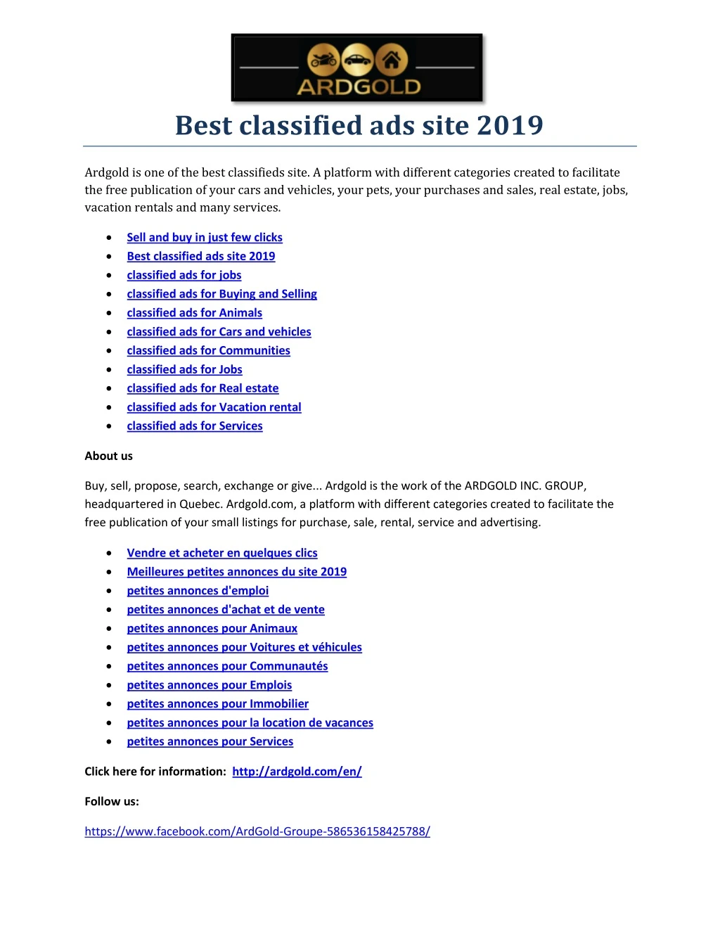 best classified ads site 2019