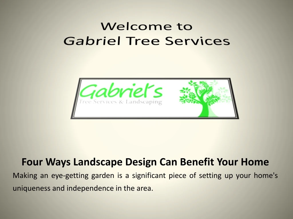 welcome to gabriel tree services