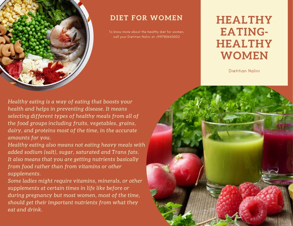 healthy eating healthy women