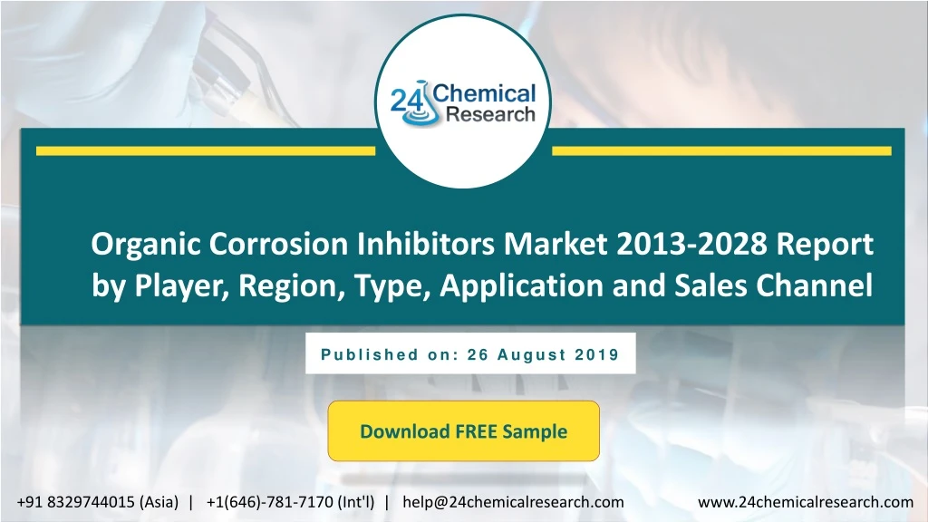 organic corrosion inhibitors market 2013 2028