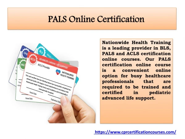 PALS Online Certification