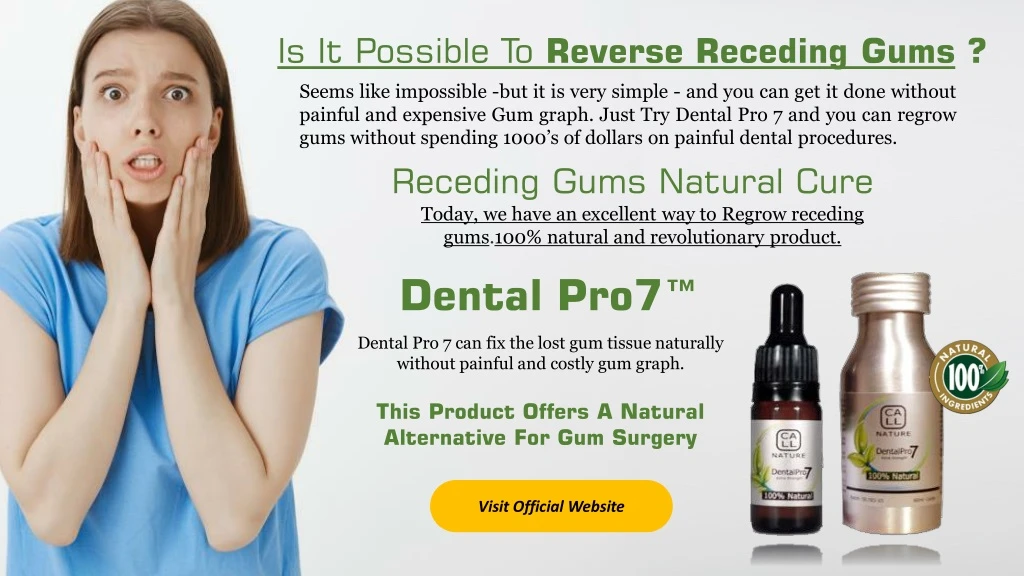 is it possible to reverse receding gums seems