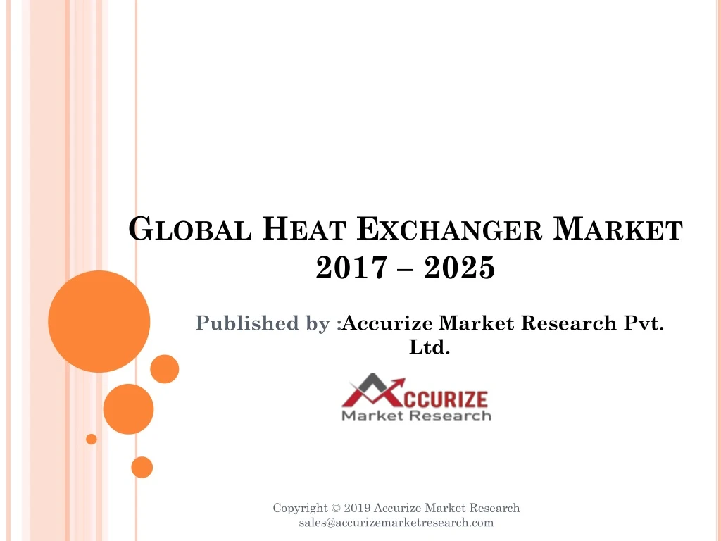 global heat exchanger market 2017 2025