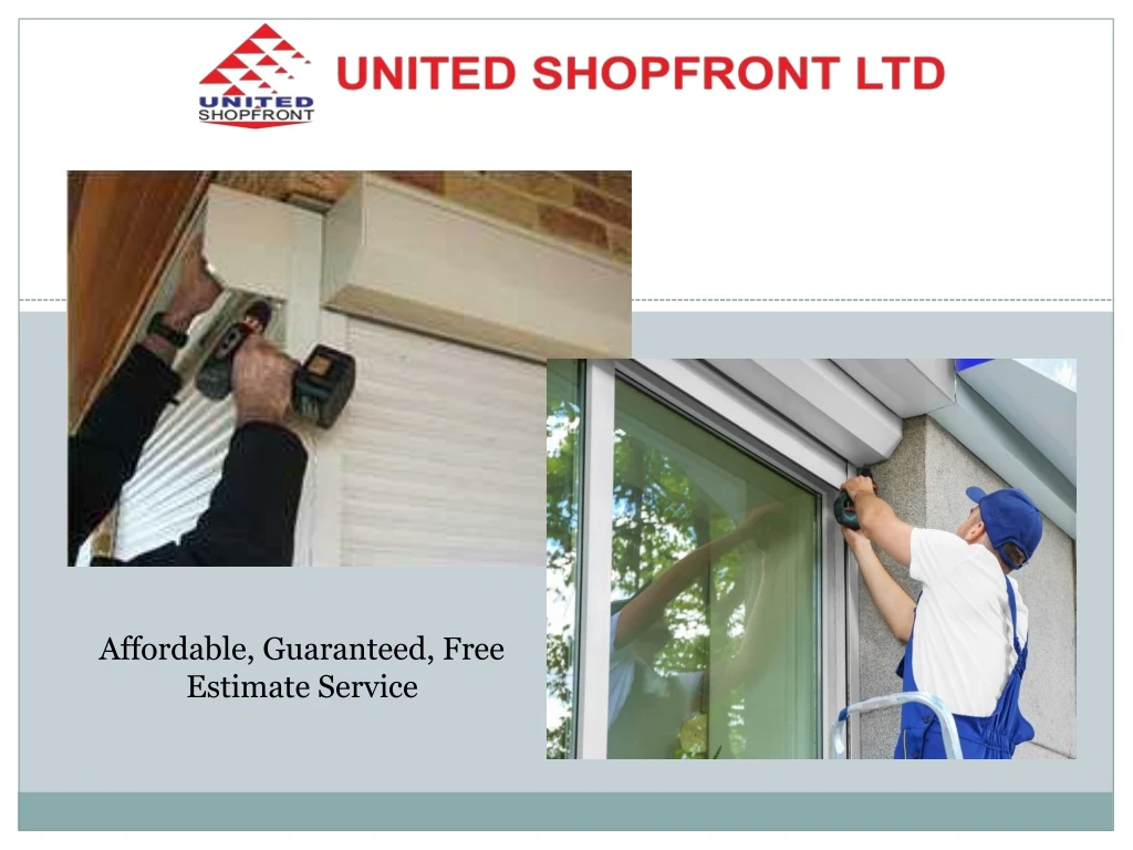 affordable guaranteed free estimate service