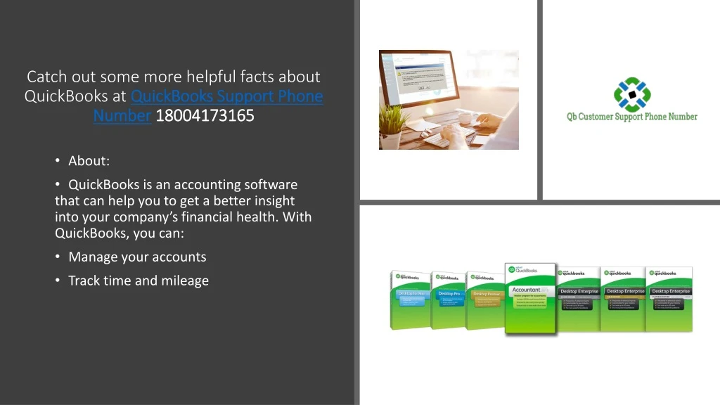 catch out some more helpful facts about quickbooks at quickbooks support phone number 18004173165