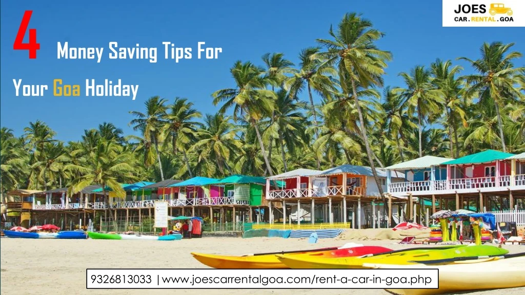 4 money saving tips for your goa holiday