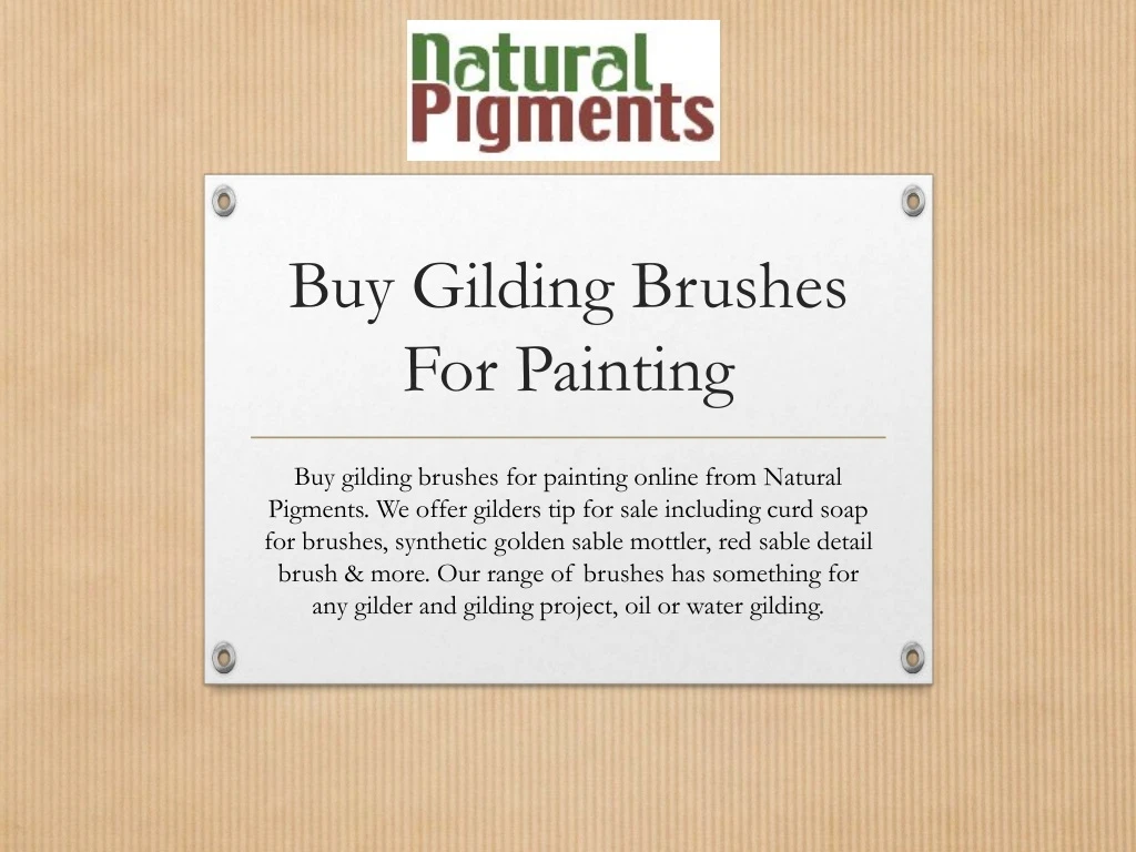 buy gilding brushes for painting