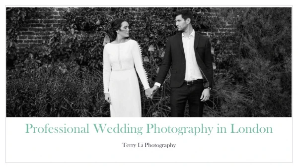 Get Professional Wedding Photography in London