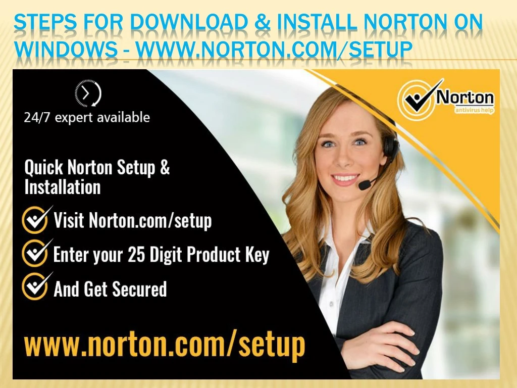 steps for download install norton on windows www norton com setup