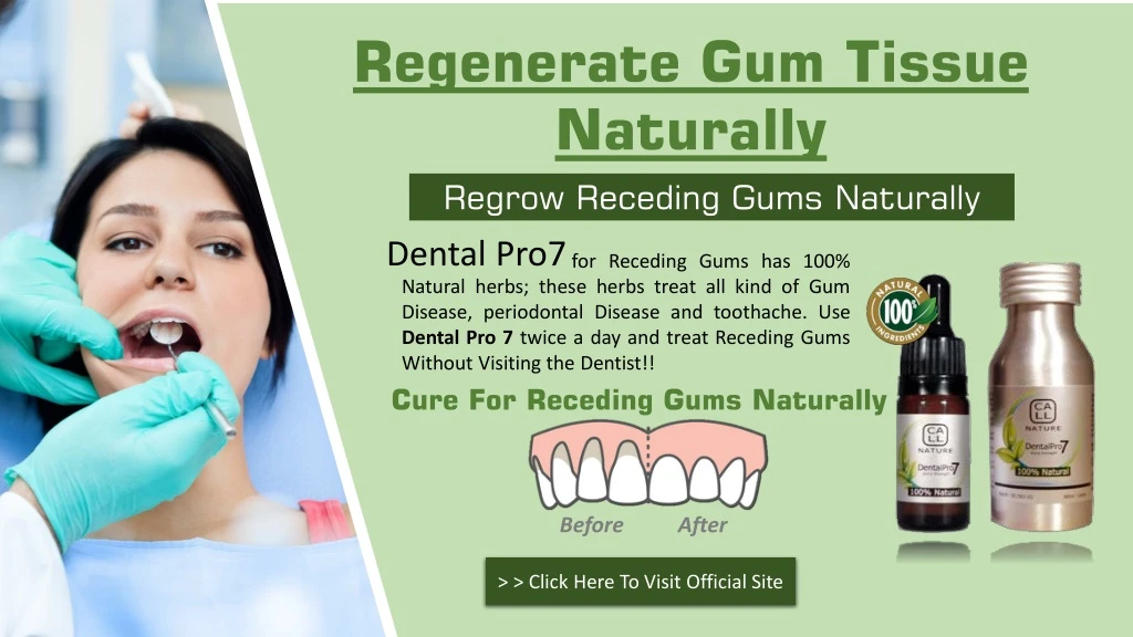 regenerate gum tissue naturally regrow receding