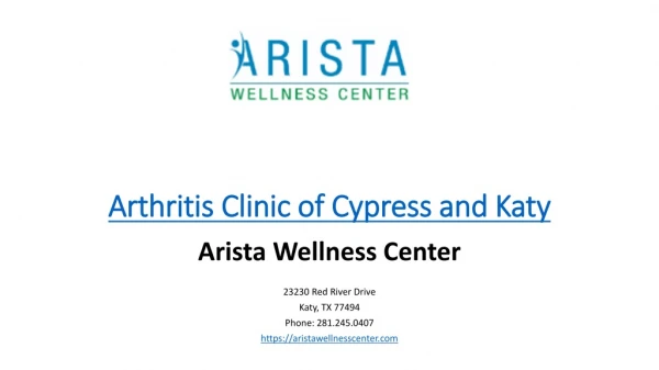 Find Out Arthritis Clinic Of Cypress And Katy