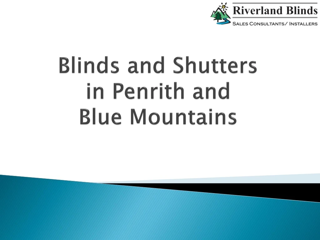 blinds and shutters in penrith and blue mountains